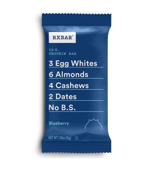 RXBAR blueberry product