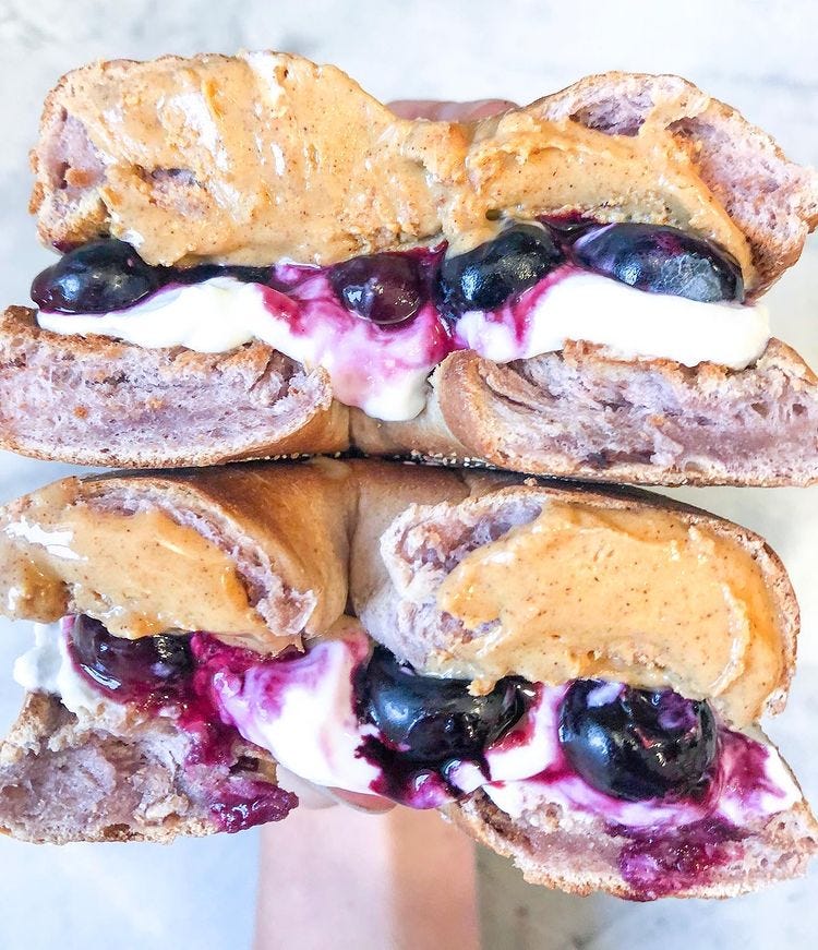 HONEY BERRY BAGEL