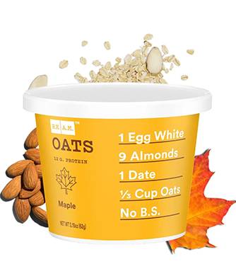 RXBAR Oats Package with ingredients