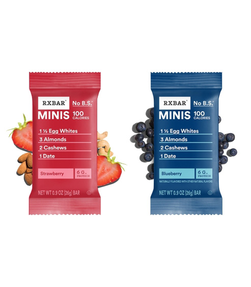 RXBAR Mini Package with ingredients