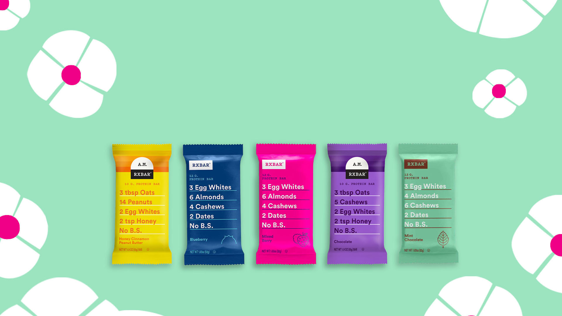 Assorted RX Bar Packages